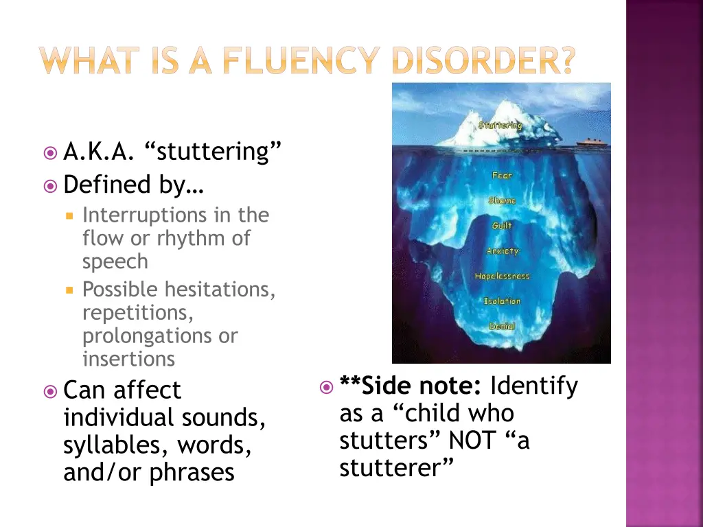 what is a fluency disorder