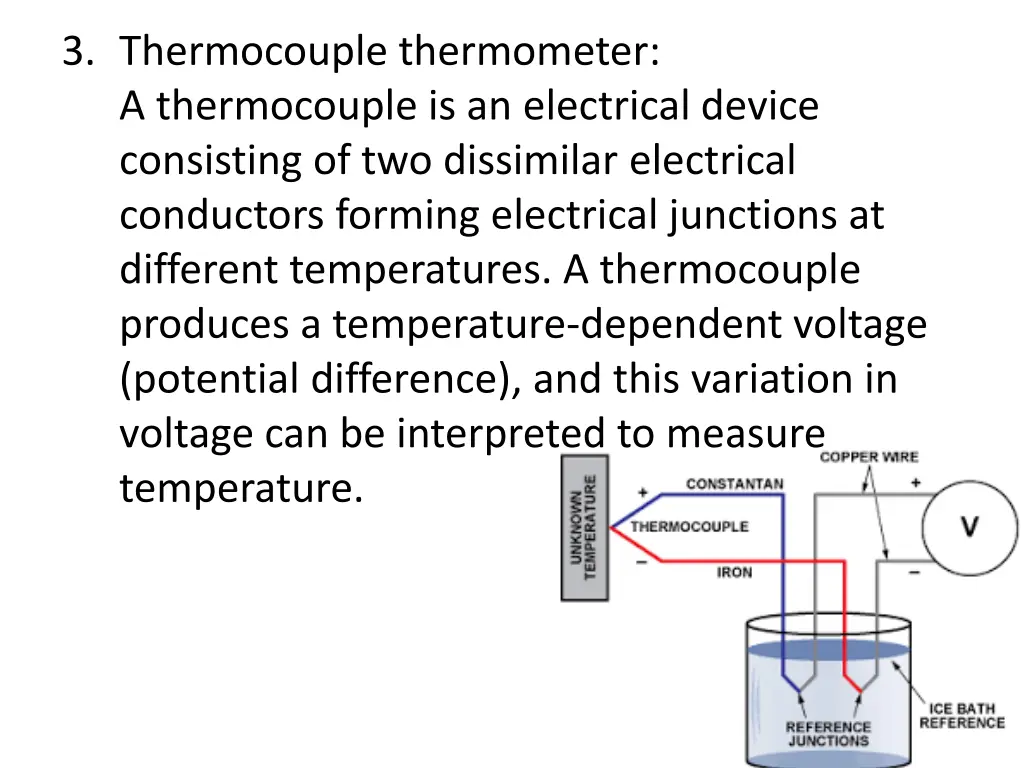 3 thermocouple thermometer a thermocouple