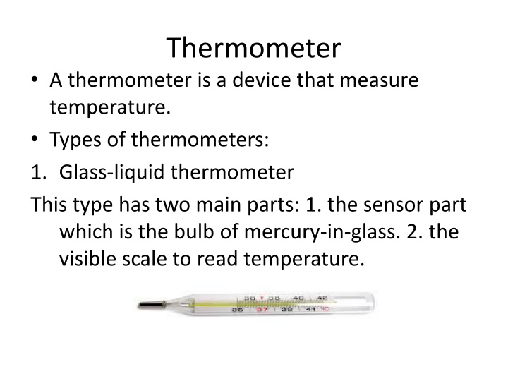 thermometer