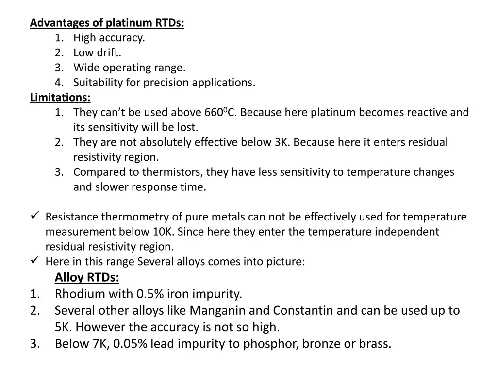 advantages of platinum rtds 1 high accuracy