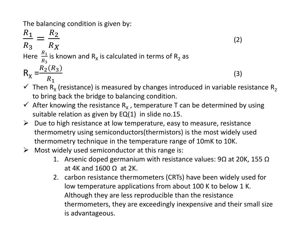 the balancing condition is given by 1 3 here