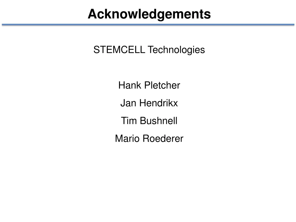 acknowledgements