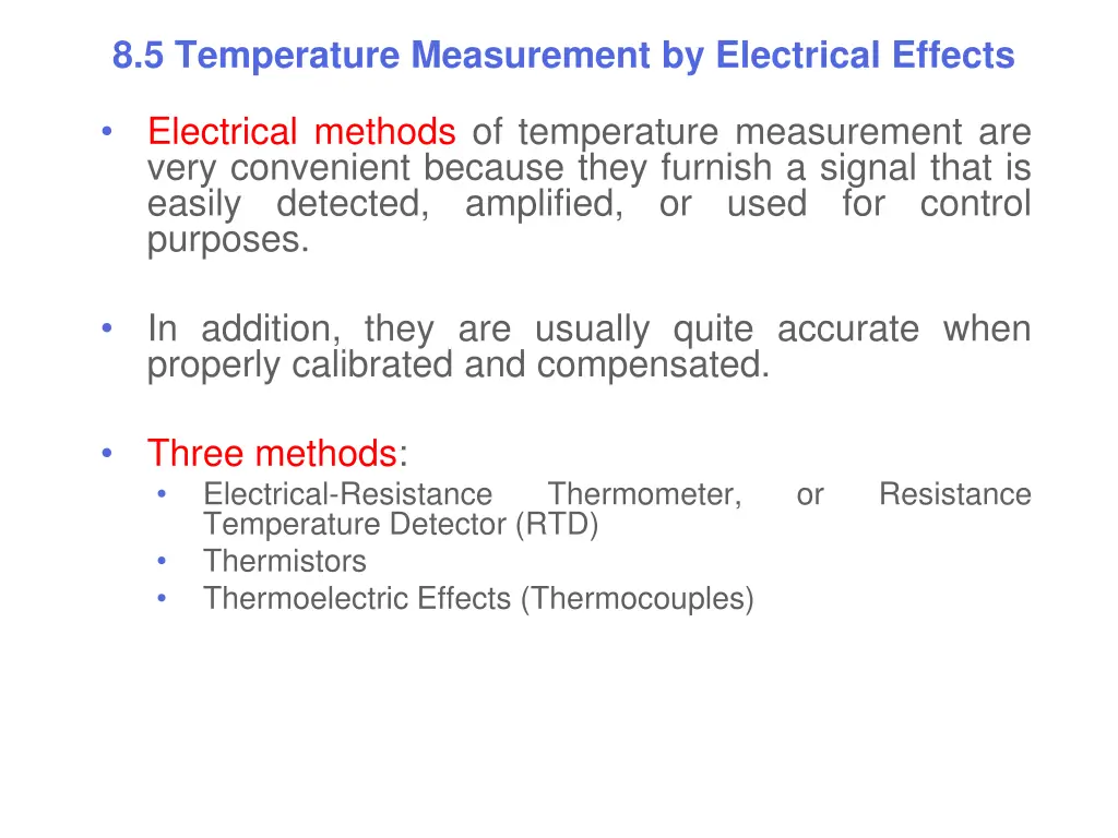 8 5 temperature measurement by electrical effects