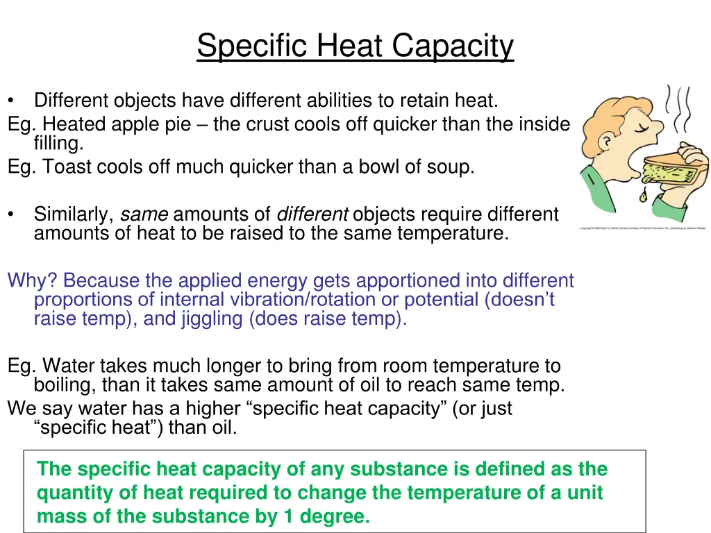 specific heat capacity