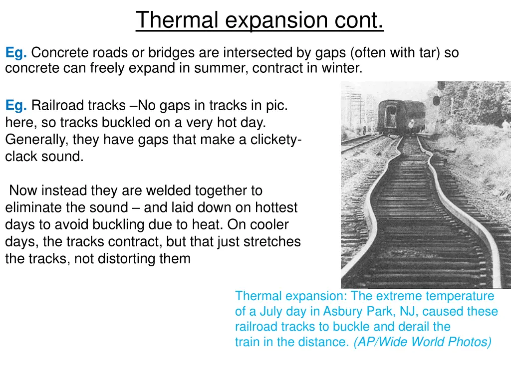 thermal expansion cont