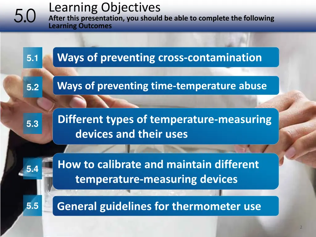 learning objectives after this presentation