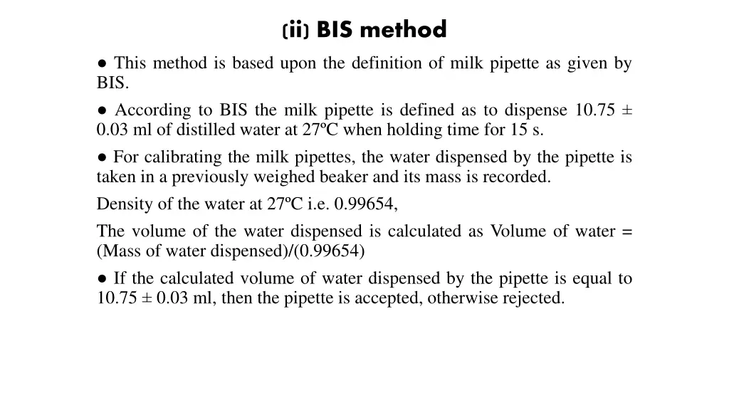 ii bis method 1