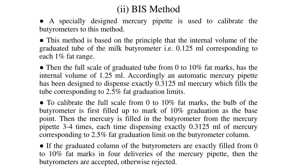 ii bis method