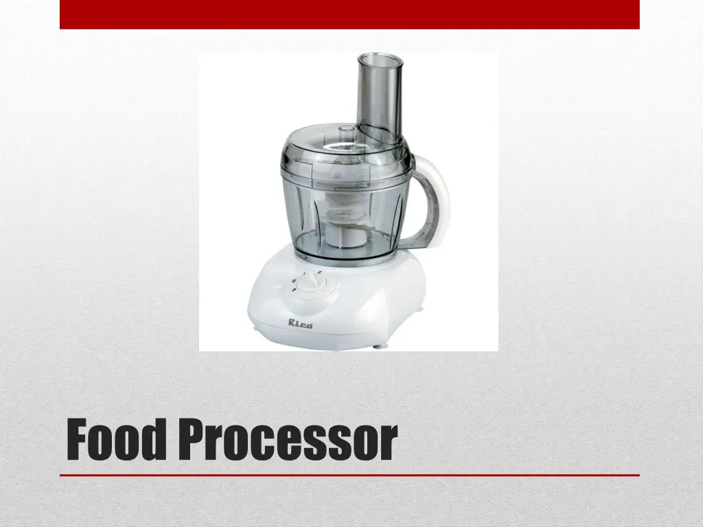 food processor