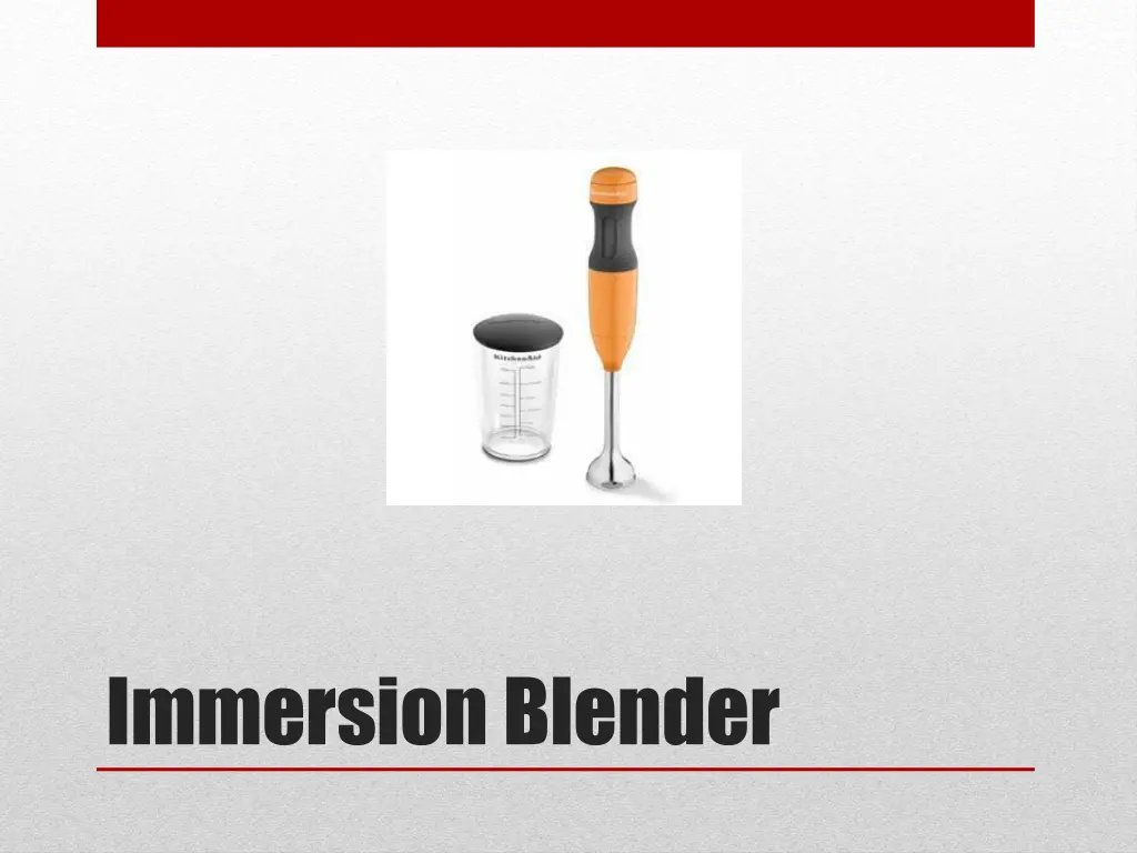 immersion blender