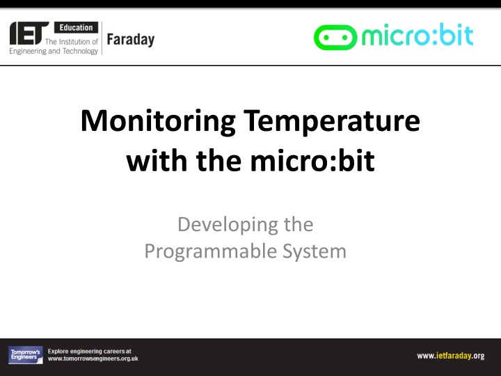 monitoring temperature with the micro bit