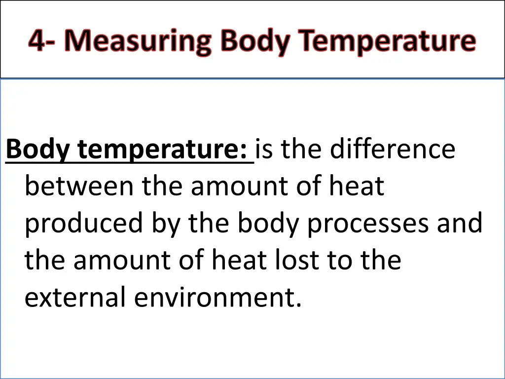 4 measuring body temperature