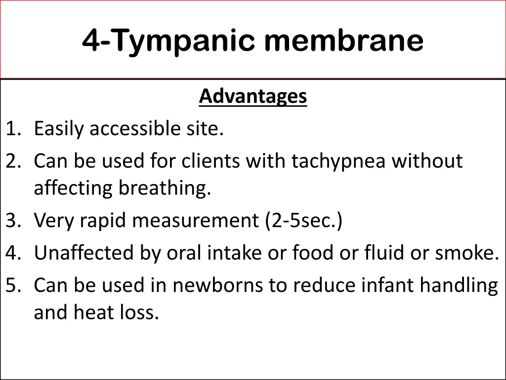 4 tympanic membrane