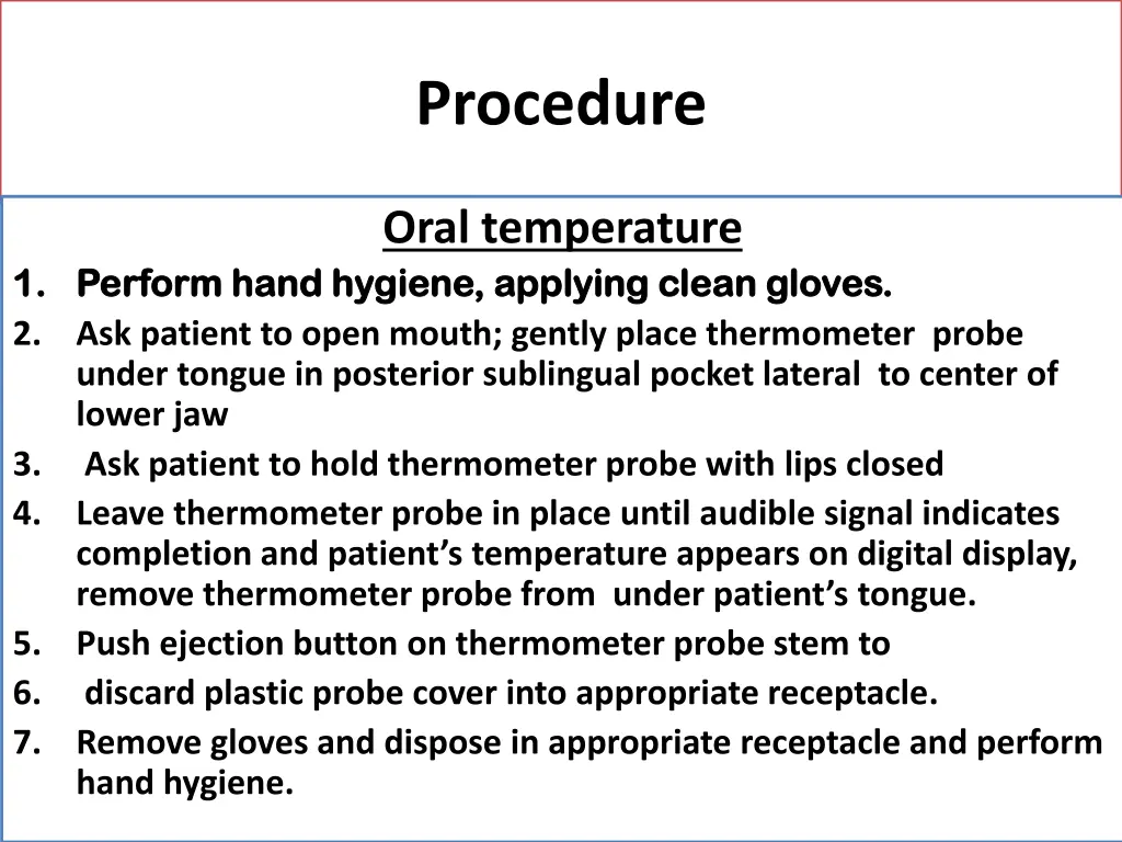 procedure