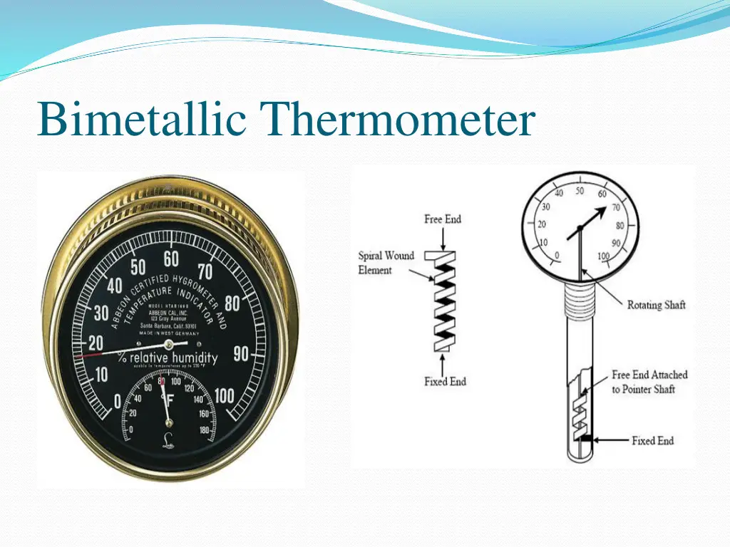 bimetallic thermometer 1