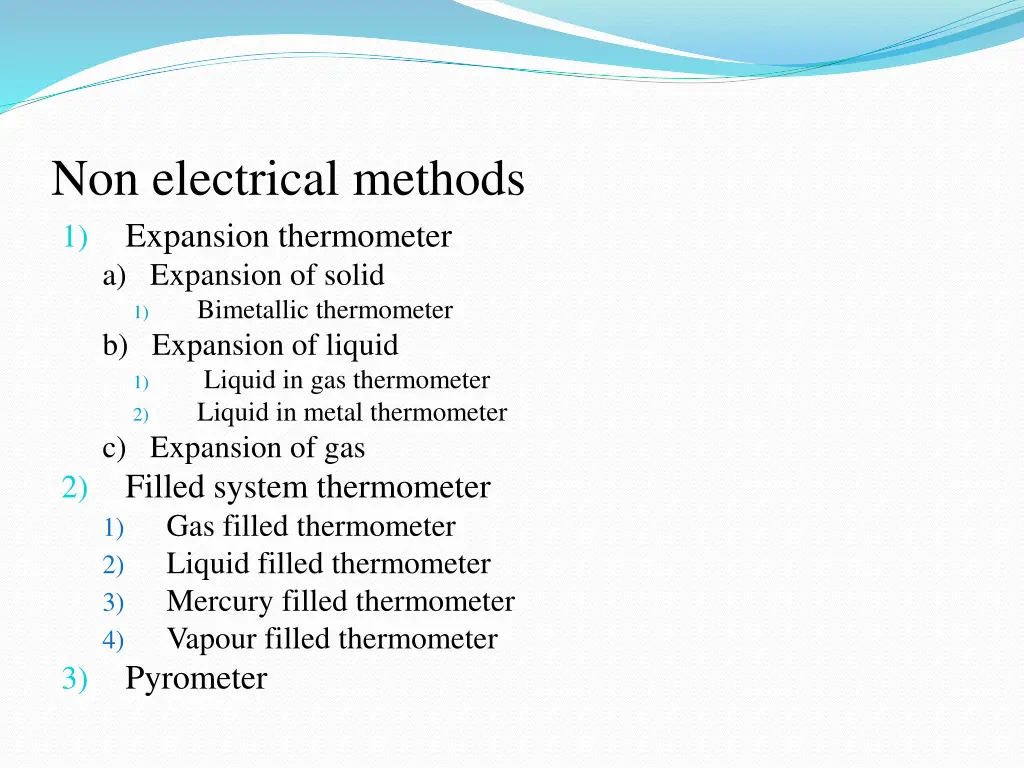 non electrical methods 1 expansion thermometer