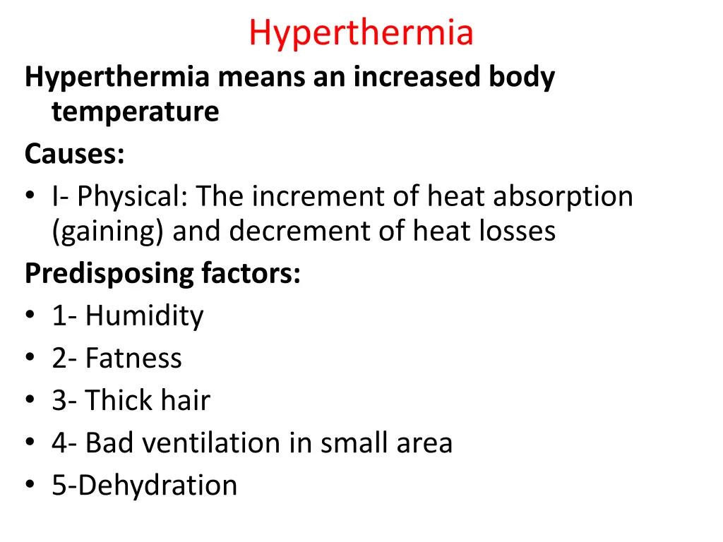 hyperthermia