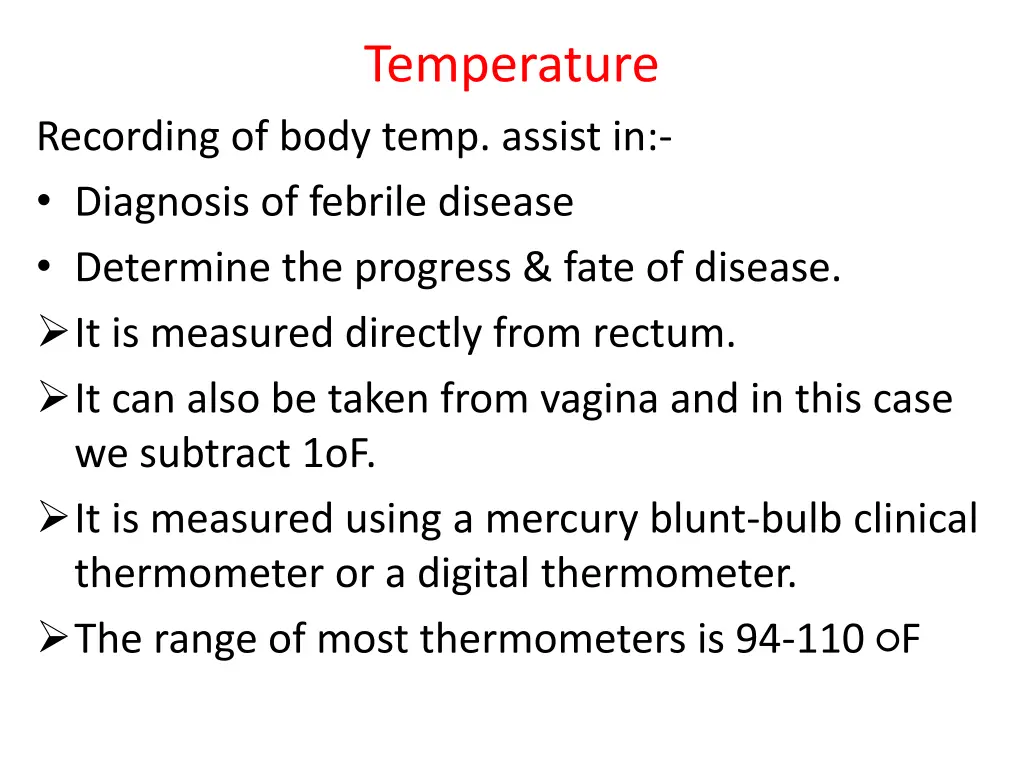 temperature