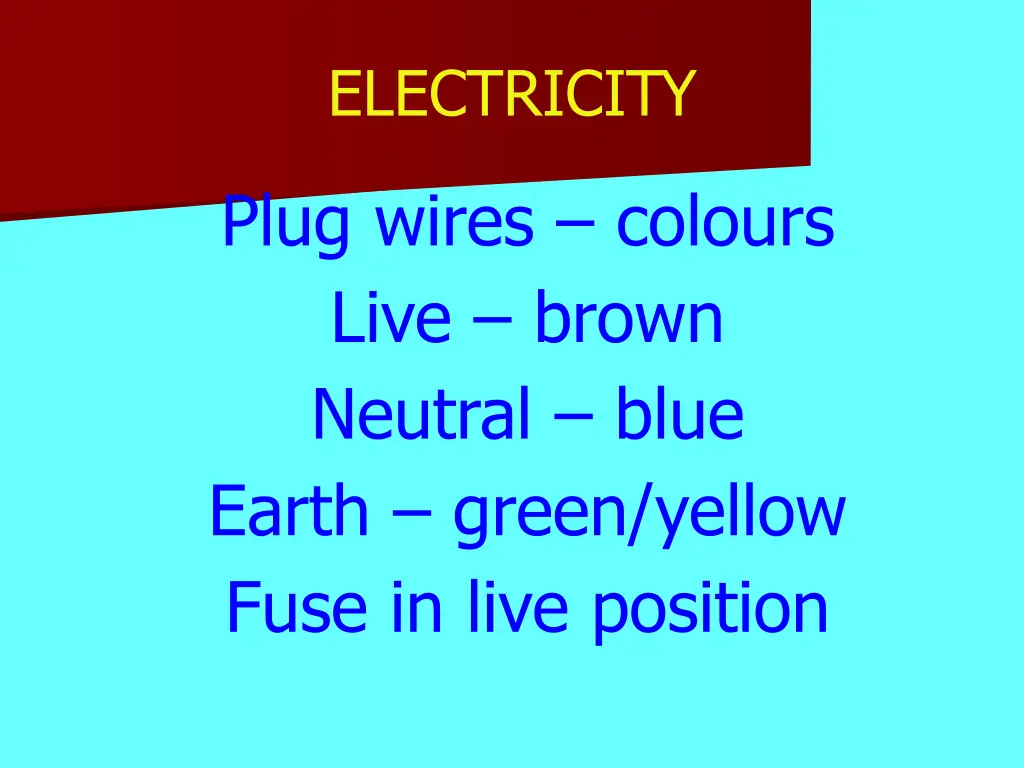 electricity 1