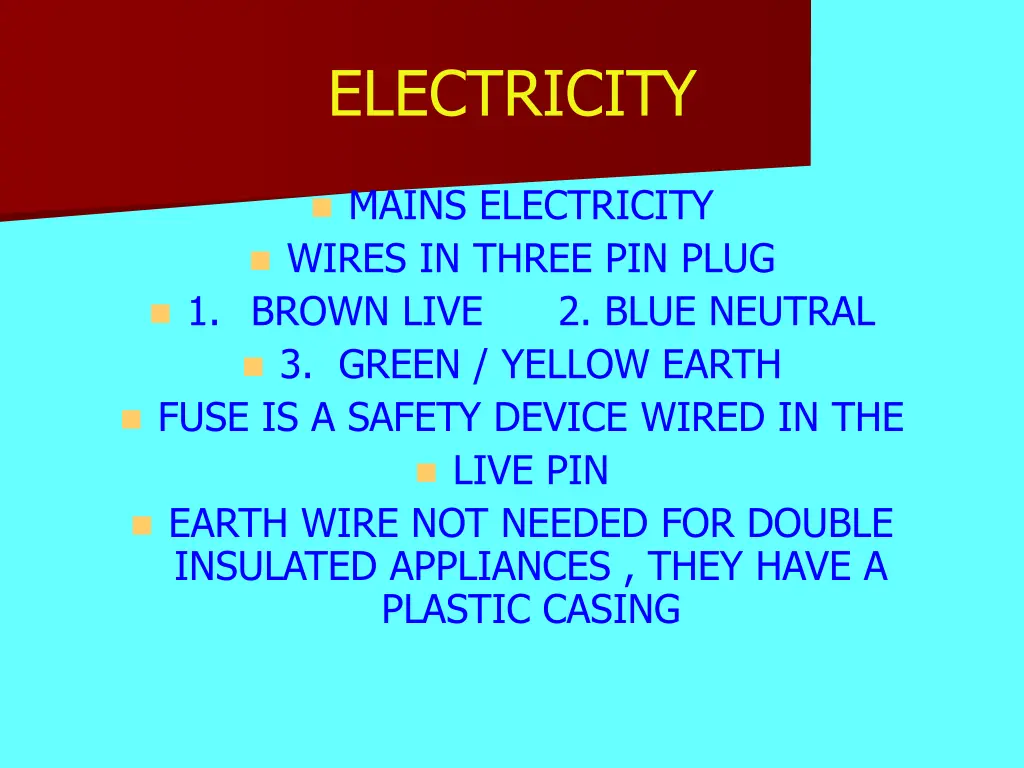 electricity 8