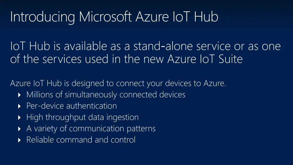 introducing microsoft azure iot hub