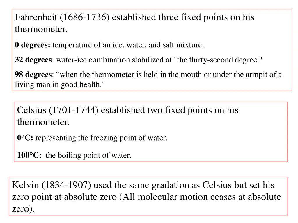 fahrenheit 1686 1736 established three fixed