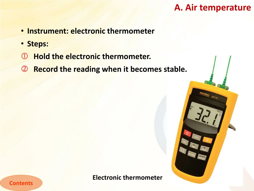 a air temperature