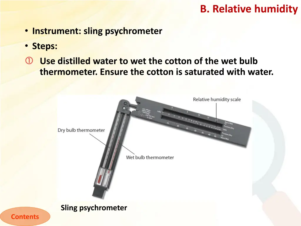 b relative humidity