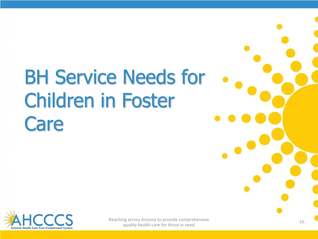 bh service needs for children in foster care