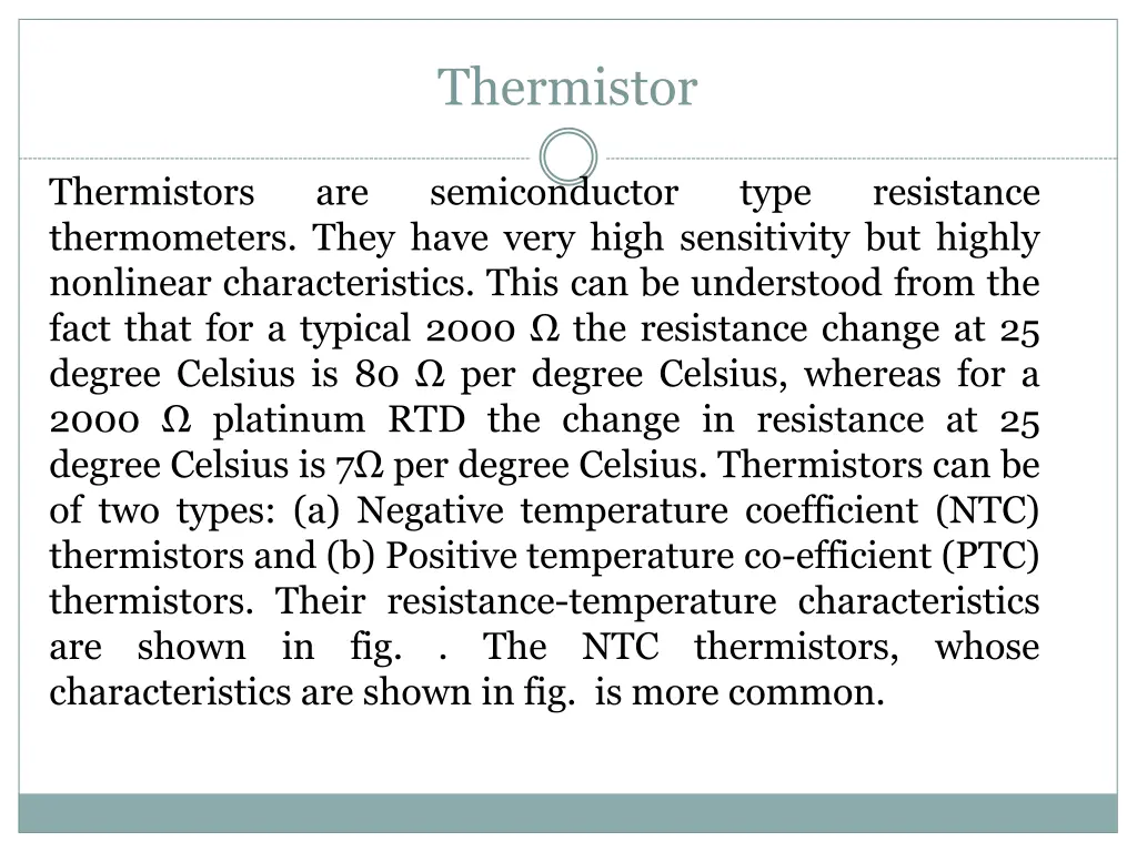 thermistor