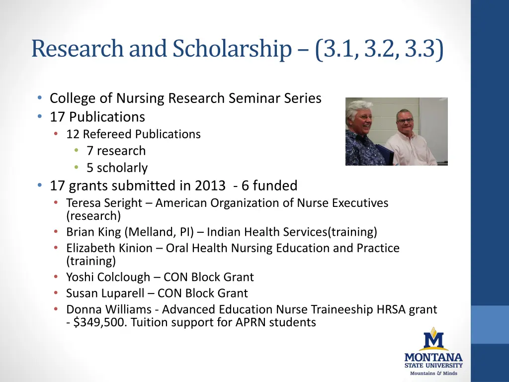 research and scholarship 3 1 3 2 3 3