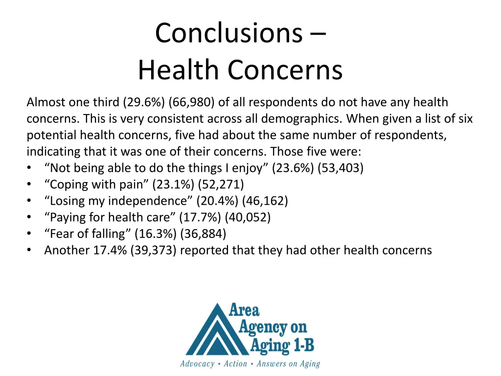 conclusions health concerns