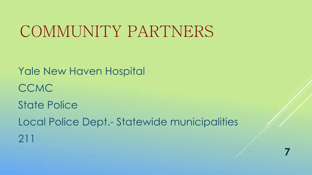 community partners