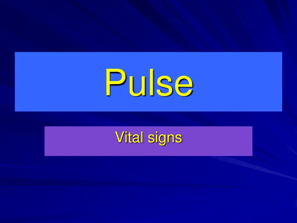 pulse