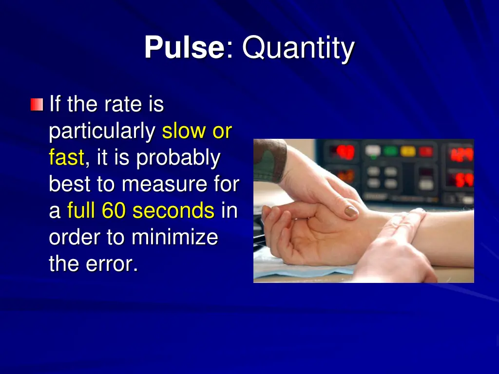 pulse quantity 1