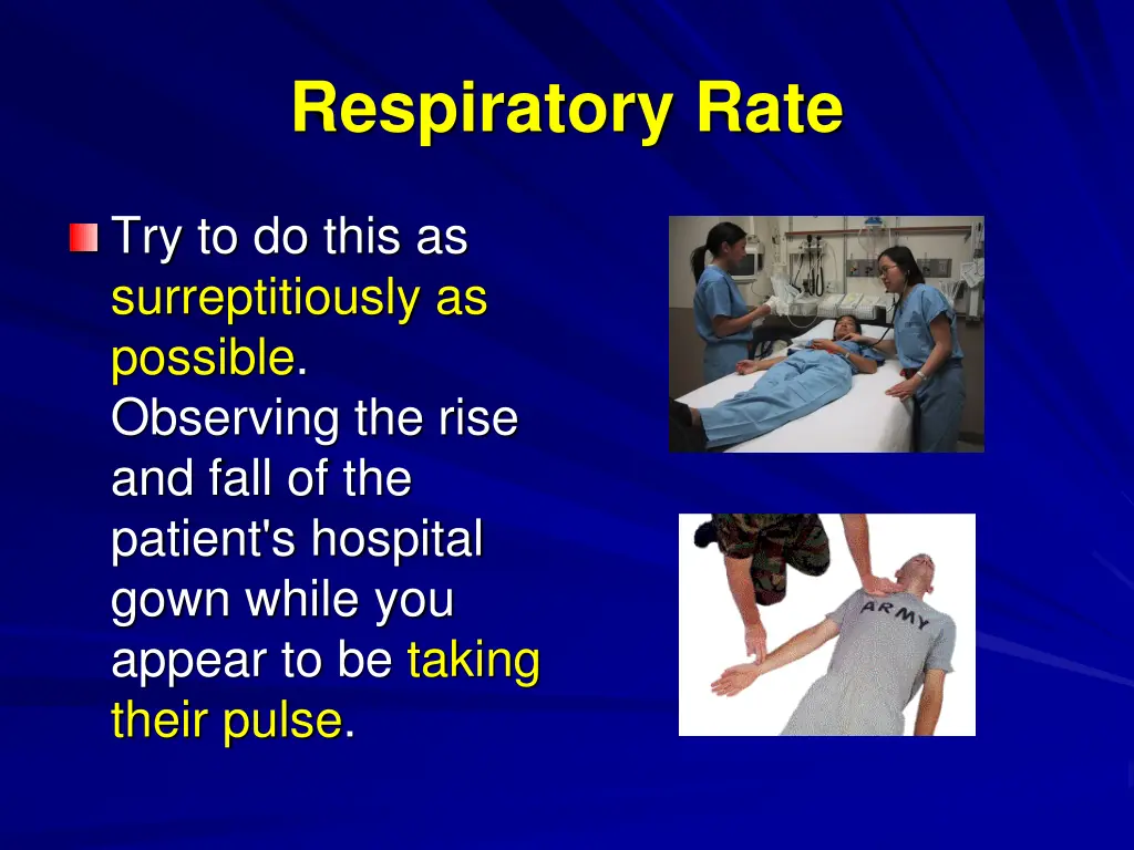 respiratory rate