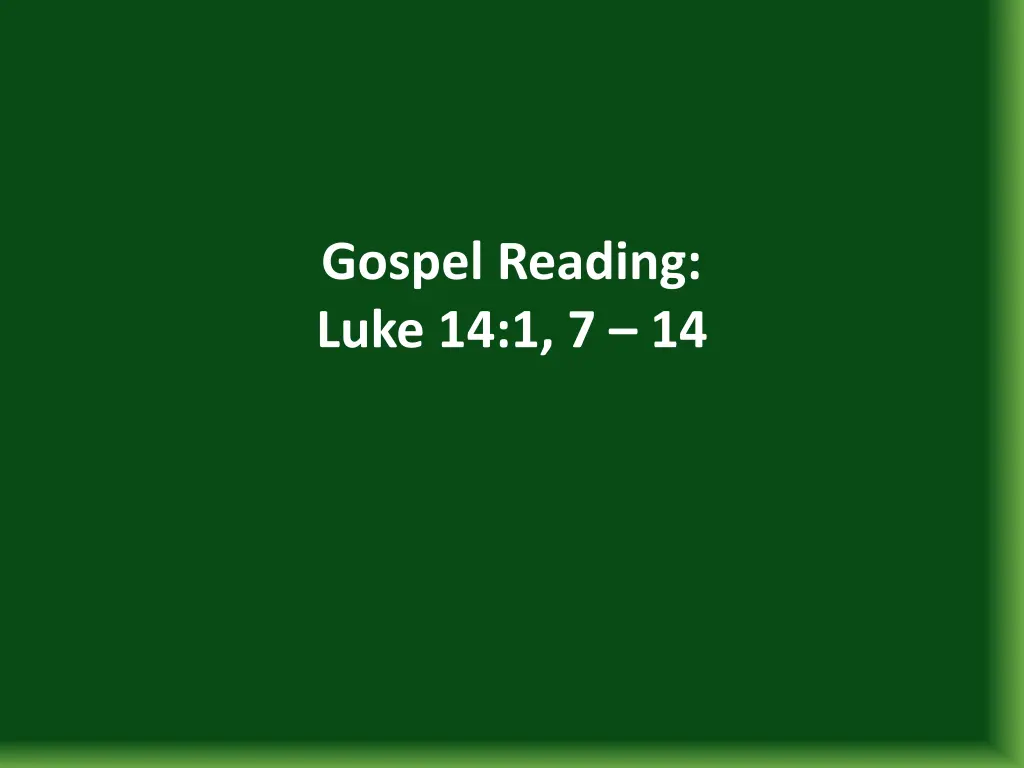 gospel reading luke 14 1 7 14