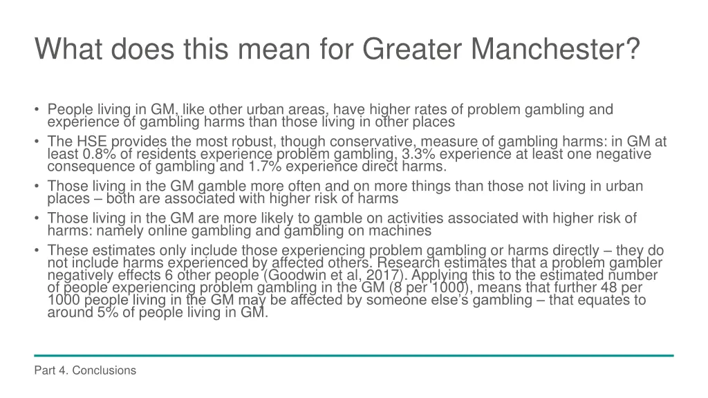 what does this mean for greater manchester