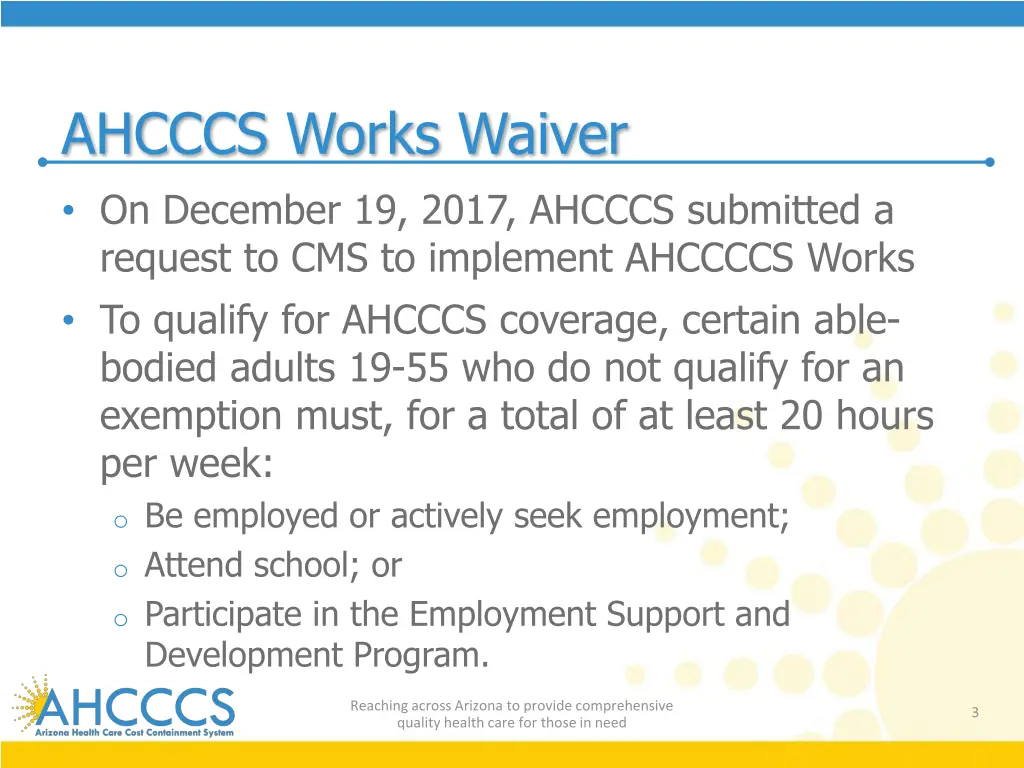 ahcccs works waiver on december 19 2017 ahcccs