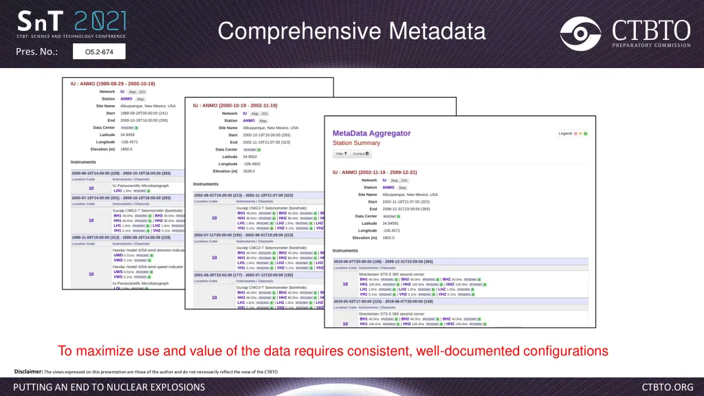 comprehensive metadata