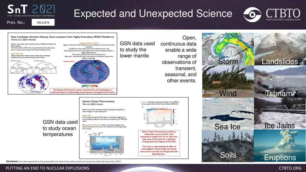 expected and unexpected science