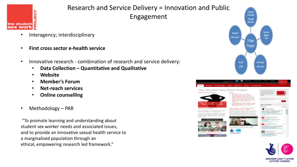 research and service delivery innovation