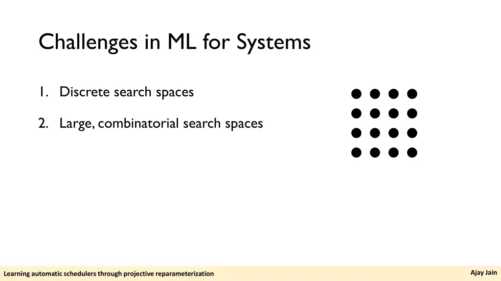 challenges in ml for systems 2