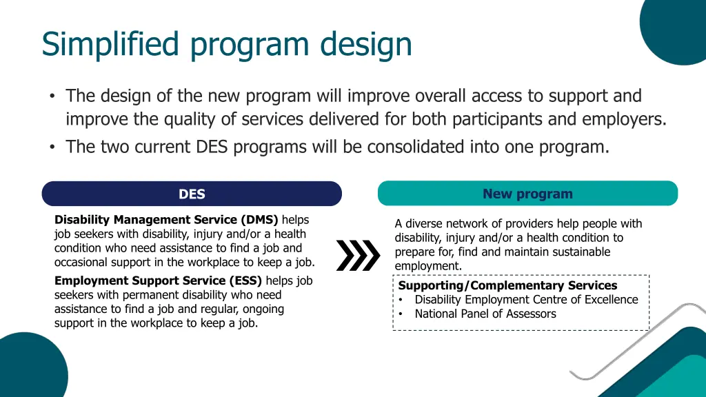 simplified program design