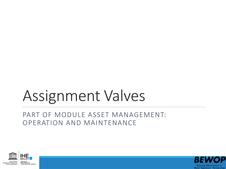 assignmentvalves