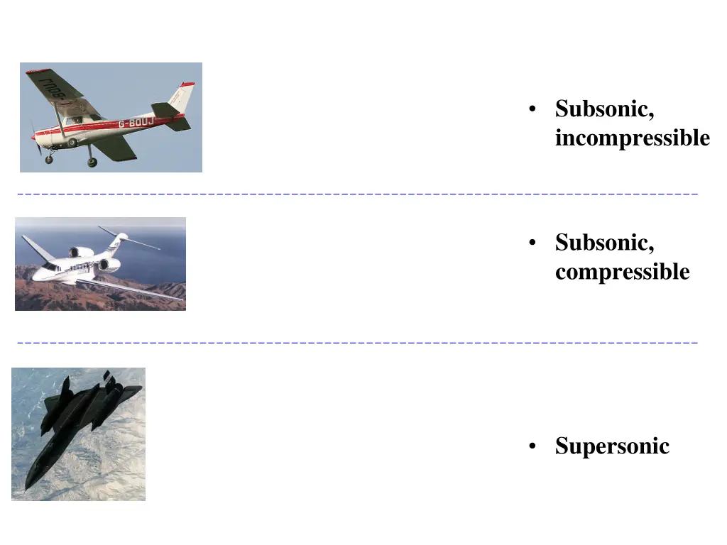 subsonic incompressible