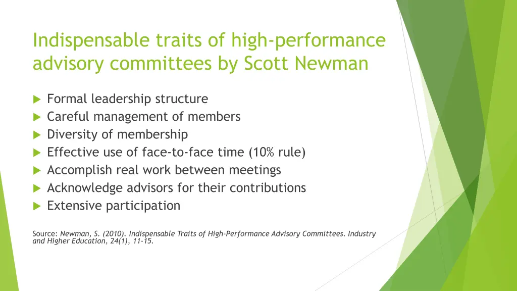 indispensable traits of high performance advisory