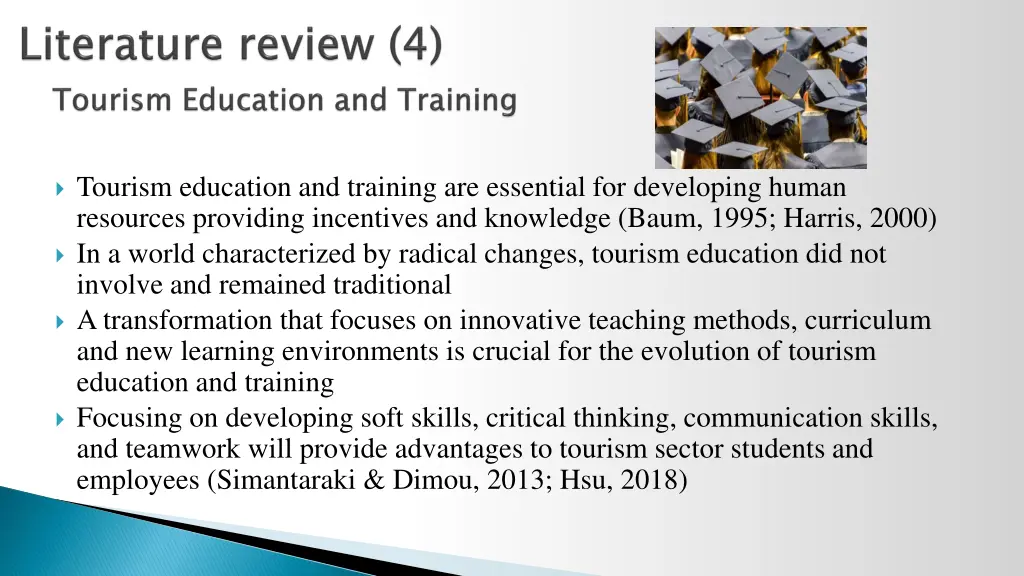 tourism education and training are essential