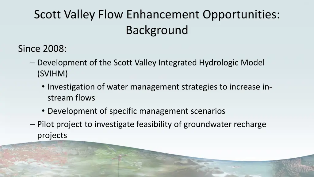 scott valley flow enhancement opportunities 2