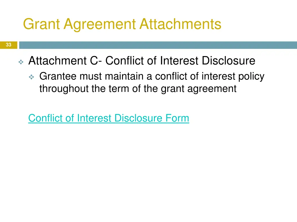 grant agreement attachments 4